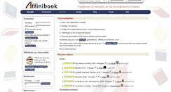 Desktop Screenshot of fr.www.affinibook.com